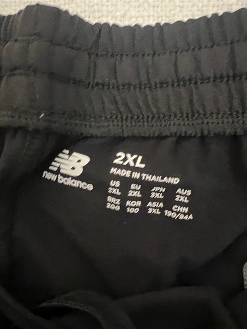 New Balance Black Away Team Pants Sz 2XL Zippered Pockets and Dry-Fit - Picture 4 of 13